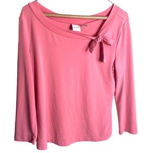 Merona pink stretchy blouse size S
